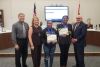 VHS Seniors Lila Davenport and Asiah Terrell  received Sunshine State Young Reader Award